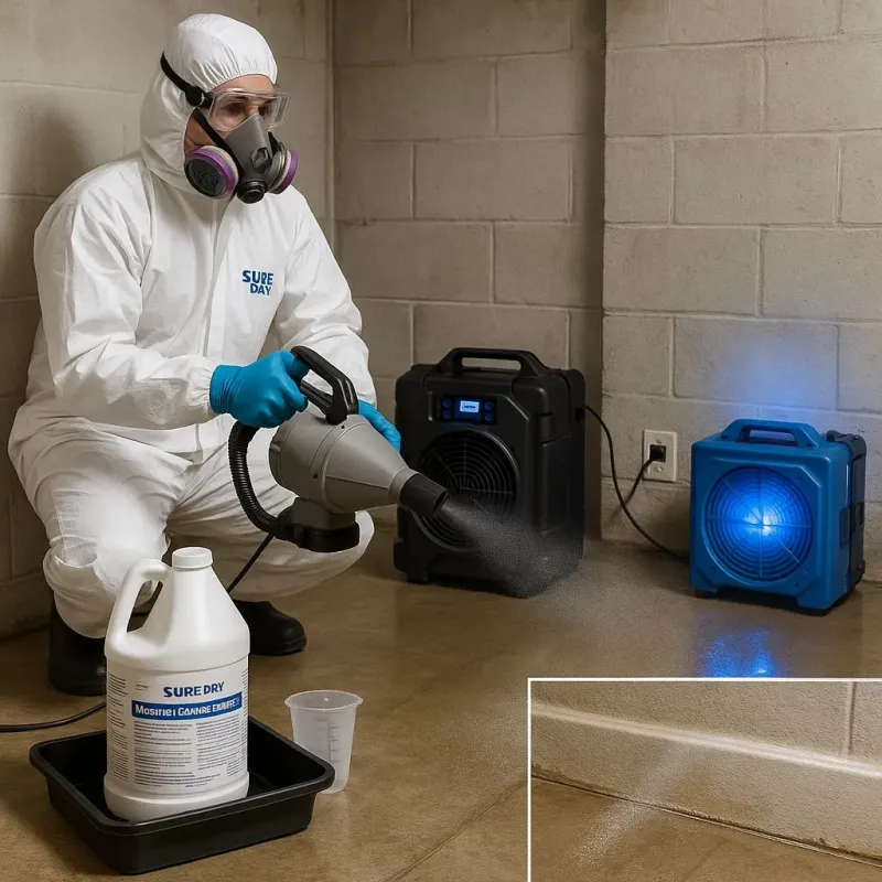 Sanitization and Odor Removal process in Woodside East, DE